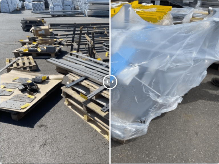 Galvanisation et thermolaquage : réalisation pour un chantier à Paris