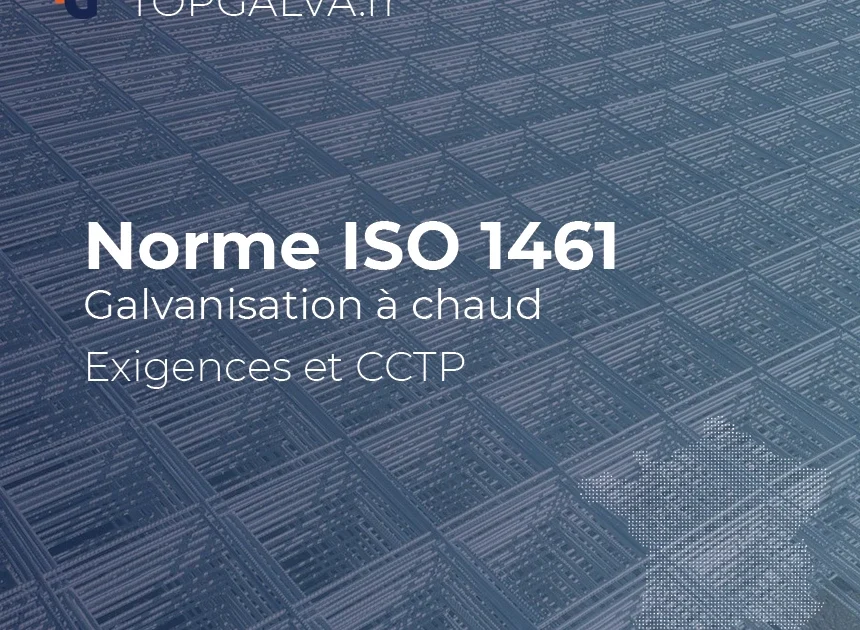 Norme ISO 1461 en galvanisation à chaud : exigences, épaisseurs minimales et points à vérifier dans un CCTP